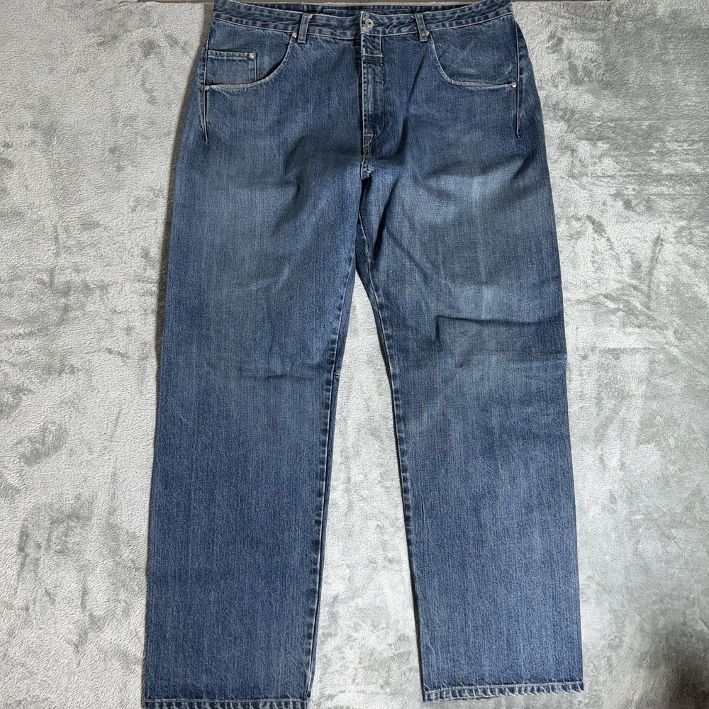 Marithe Francois Girbaud Baggy Denim Jeans Men's 40x33 Skater Y2K - Picture 8 of 14